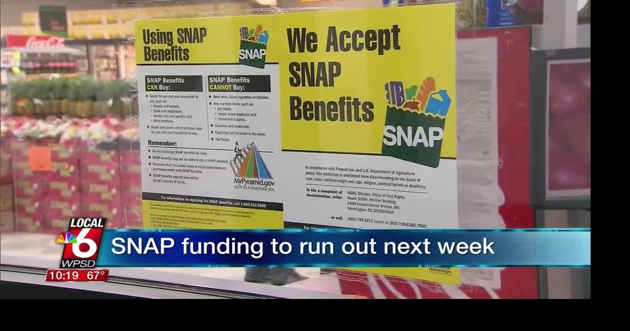 SNAP funding to run out within the next week | Ott | WPSD Local 6