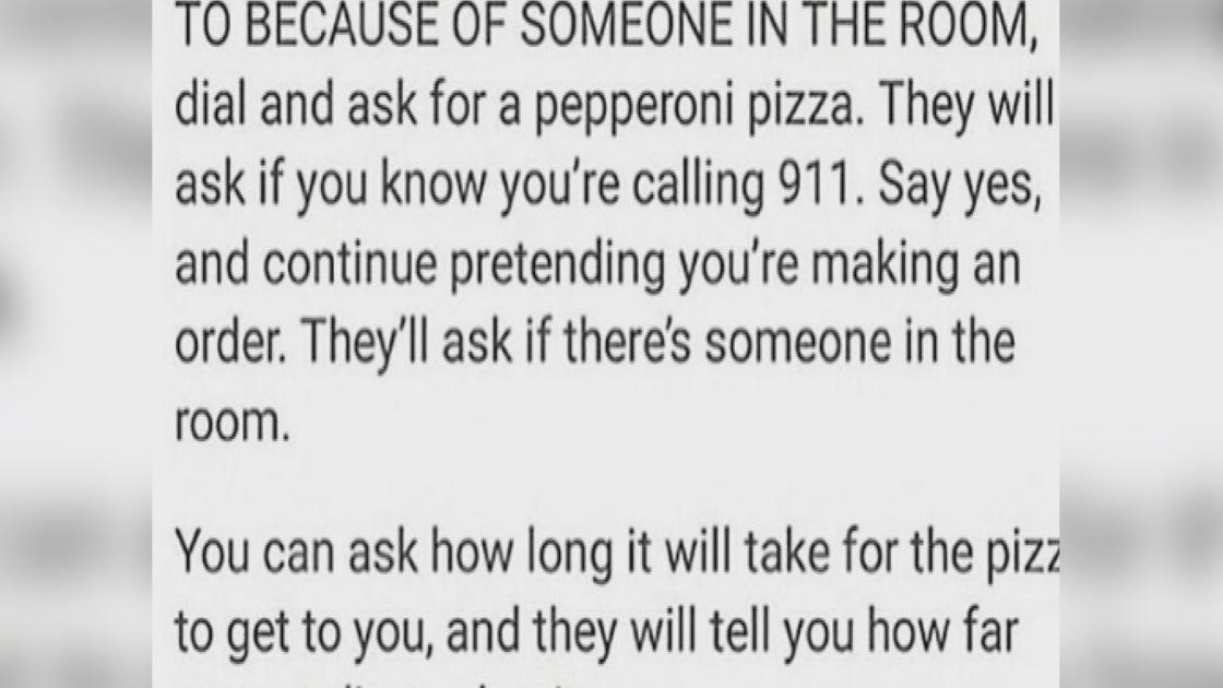 Police Meme Claiming 911 Has Pizza Code For Domestic Violence Is Fake News Wpsd Local 6 Police Meme Claiming 911 Has Pizza Code For Domestic Violence Is Fake News Wpsd Local 6