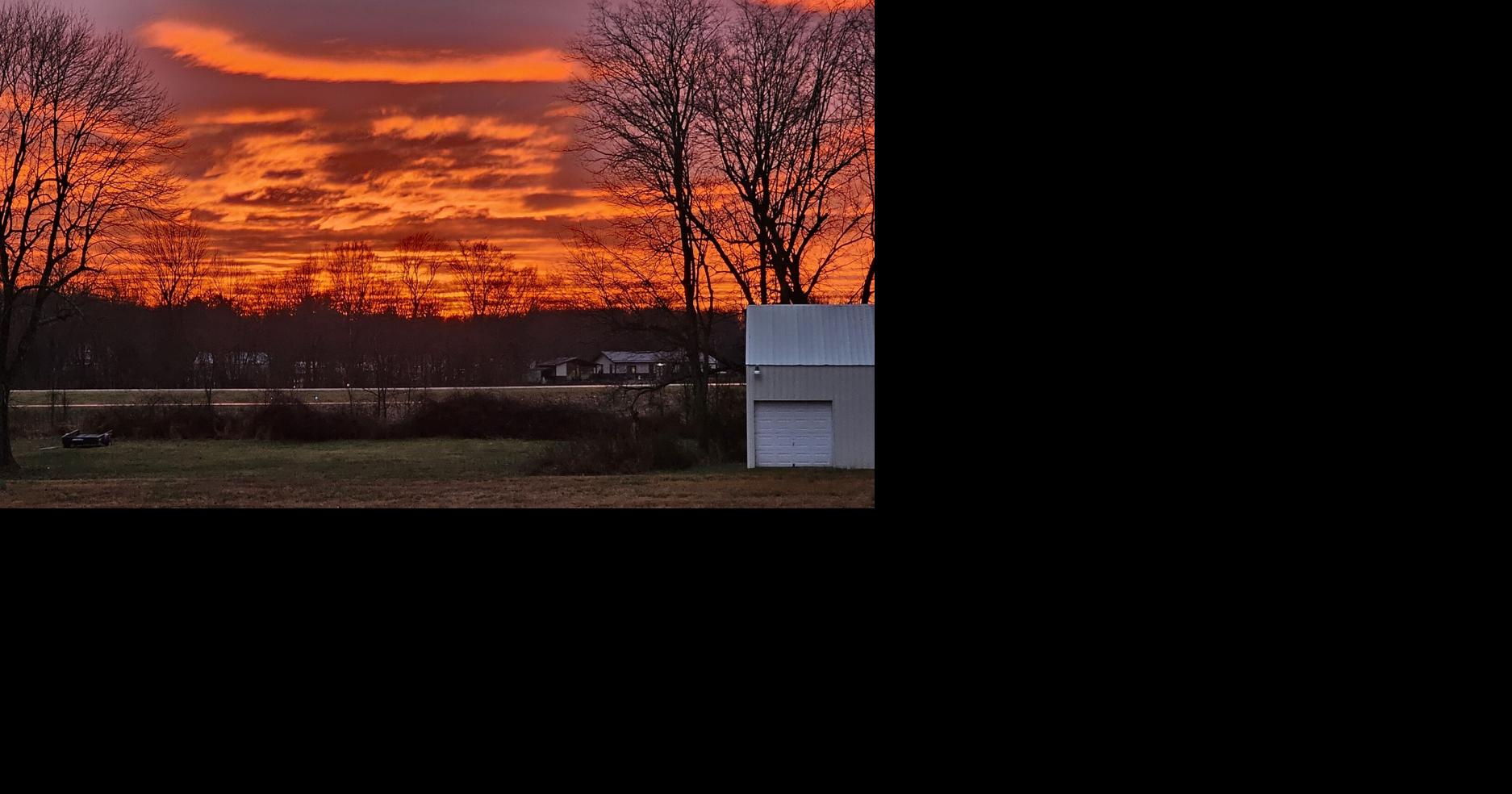 Sunset on Feb. 22, 2023 Lyn Chrisman Weather Window WPSD Local 6