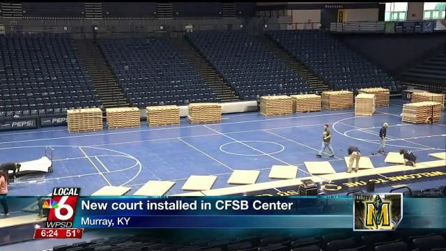 Murray State's CFSB Center Gets New Court | | WPSD Local 6