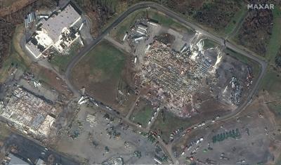 KY: Candle factory satellite pic 12/11/21
