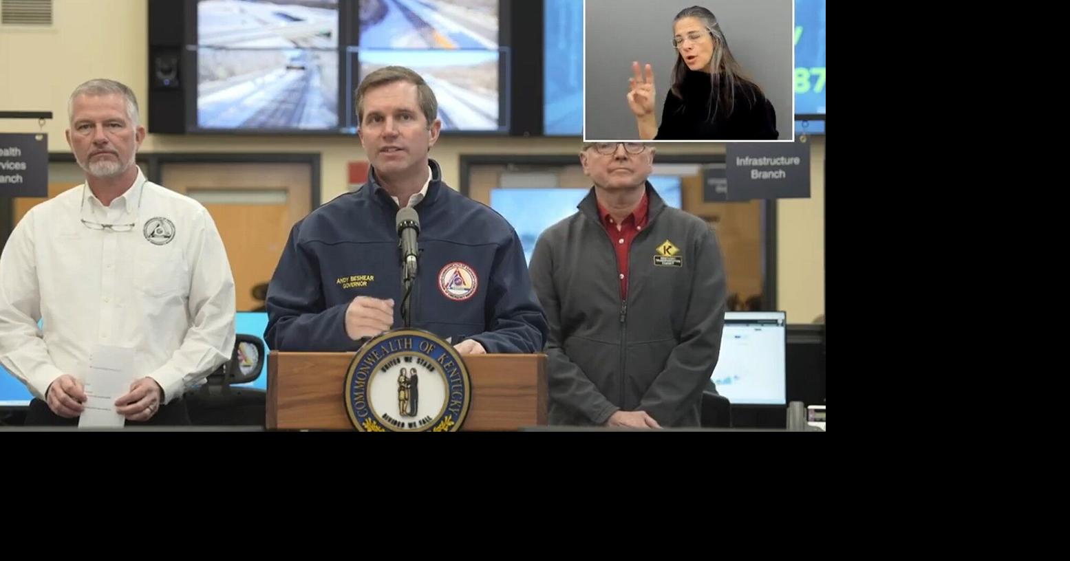'We’ve made it through the worst of this storm': Beshear gives latest on winter storm response
