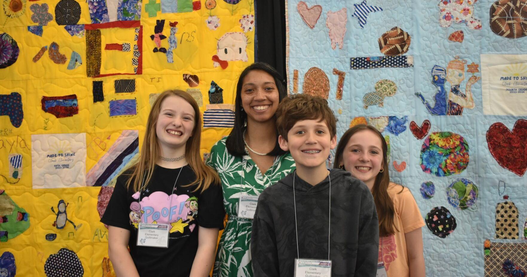 Clark Elementary students' quilts on display at AQS QuiltWeek | <span class="tnt-section-tag no-link">News</span> - Vimarsana News
