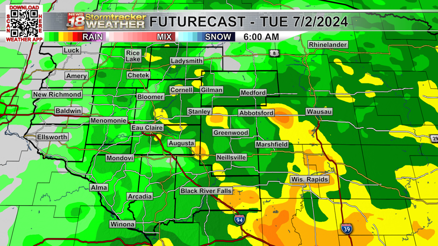 Heavy rain possible with overnight storms will be followed by ...