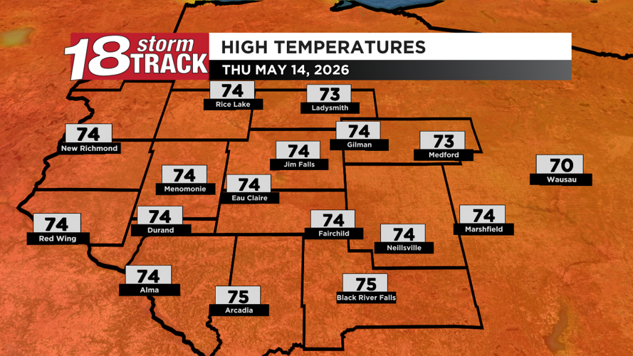 Scattered rain Thursday night; Highs reaching the 80s on Friday | Top ...
