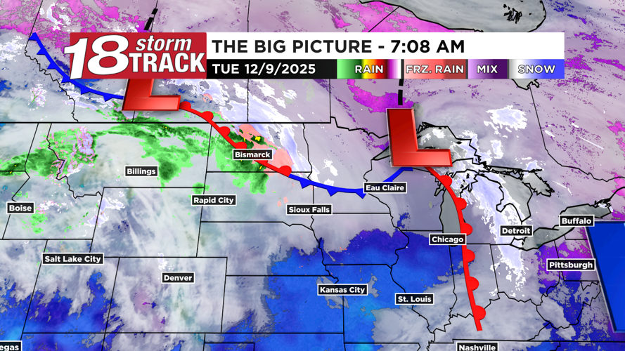 Stronger clipper system set to bring accumlating snow and poor travel ...