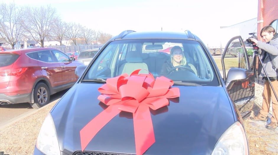 Two deserving local women get free cars from Morrie s Mazda