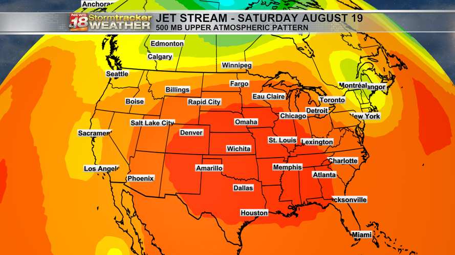 Seasonable temperatures today before prolonged stretch of heat and ...
