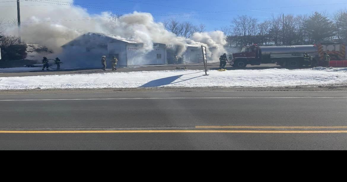 UPDATE No one hurt in Mondovi business fire; Hwy 37 now reopen Top Stories