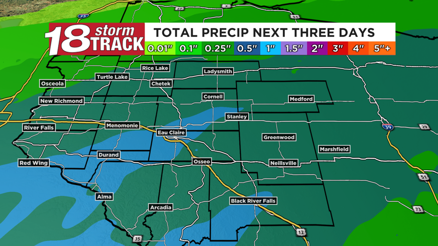 Rain chances to return to end the week; another round of showers and ...