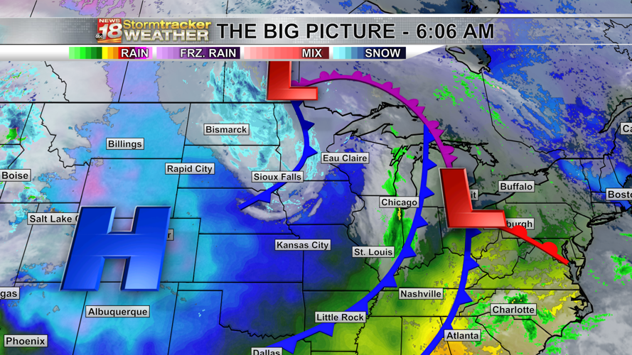 Blustery conditions with a chance of flurries and light snow showers ...