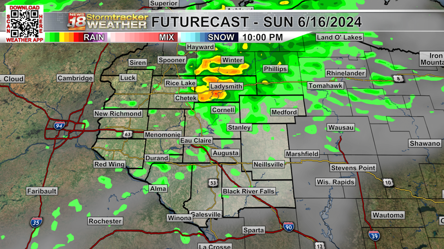 Multiple chances for showers and thunderstorms ahead; heavy rain and ...