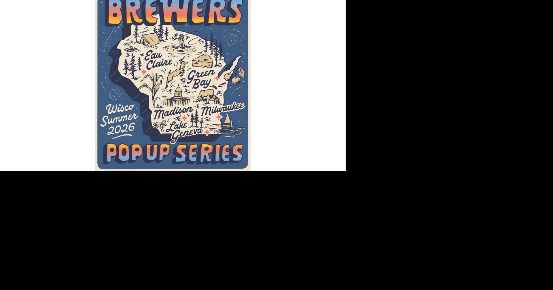 Eau Claire to get new mural, Brewers pop-up experience as part of statewide Wisconsin tour