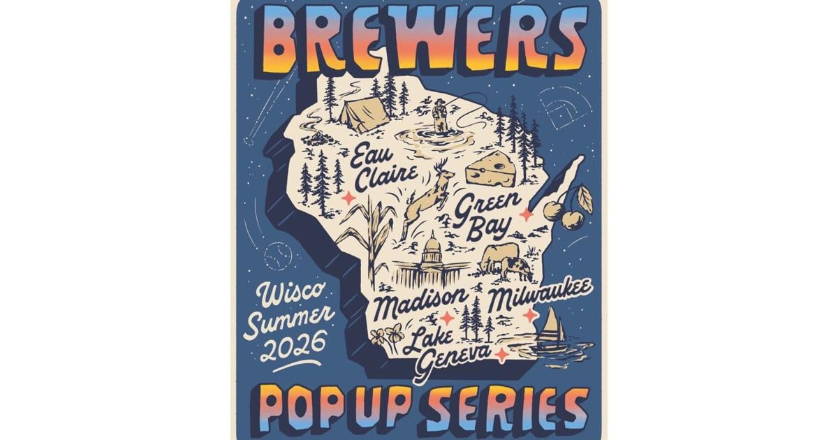 Eau Claire to get new mural, Brewers pop-up experience as part of statewide Wisconsin tour