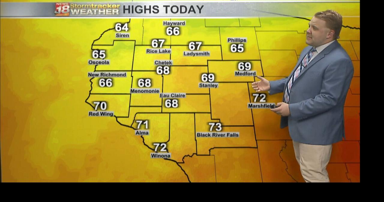 Much nicer temperatures in store going forward | 18 Storm Track Weather ...