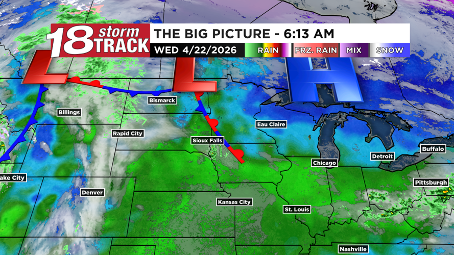 Another warm and sunny day ahead; tracking rain and storm chances late ...