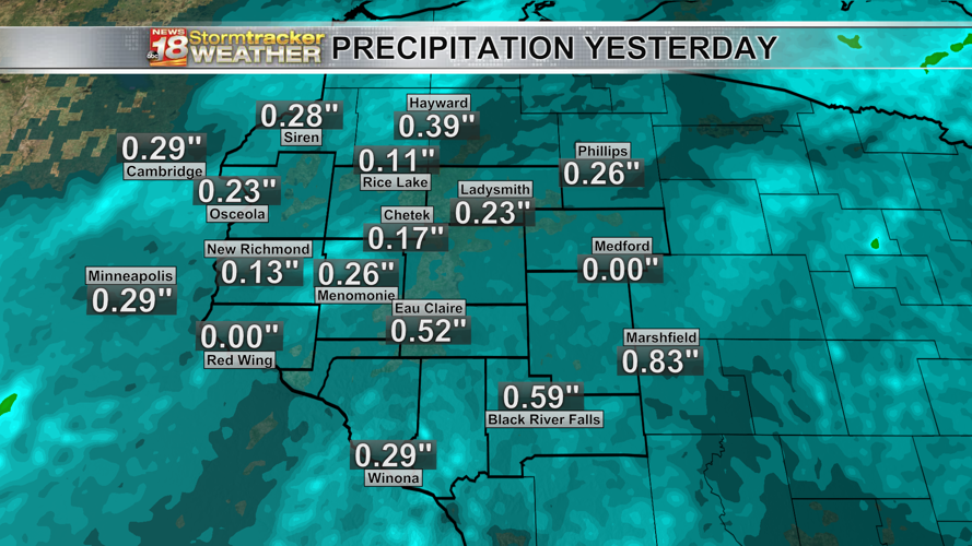 A drier second half of the week ahead; rain showers return over the ...