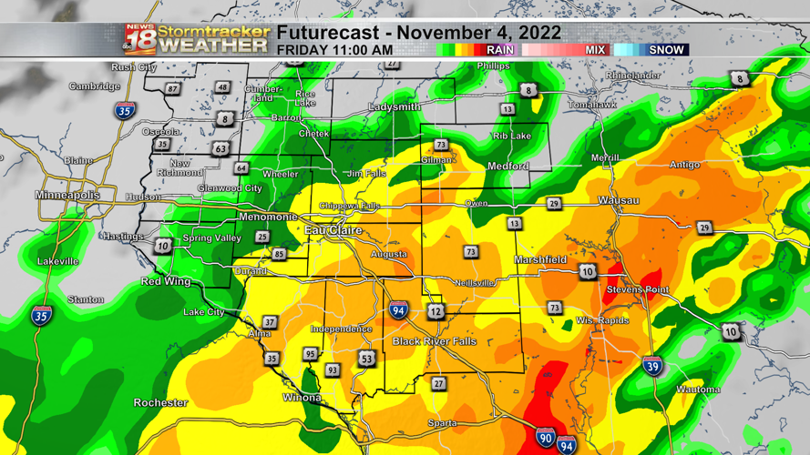 Eau Claire's high temperature ties daily record. Tomorrow will still be