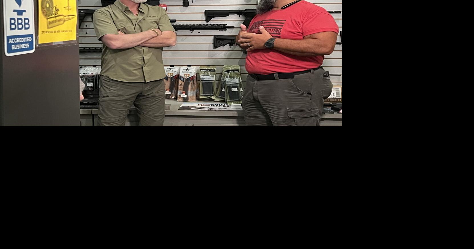 Rep. Van Orden campaigns on gun rights in Friday visit to Marc-On Shooting
