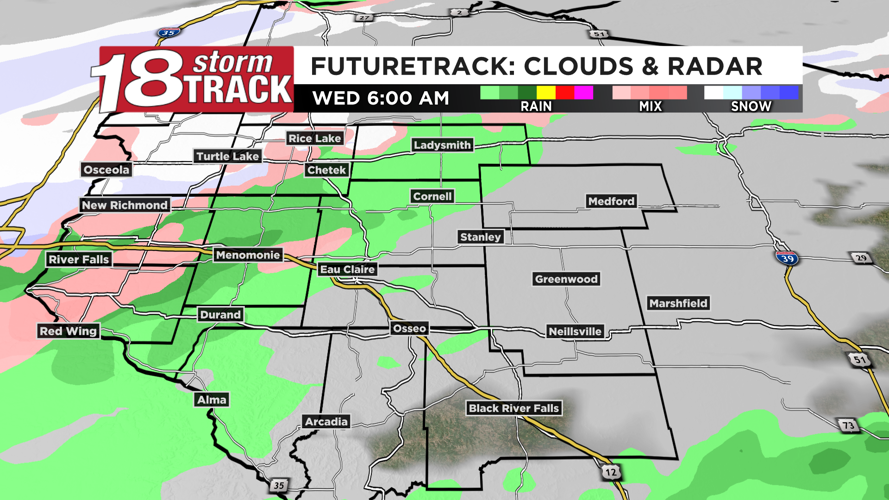 Tuesday will be pleasant before our next storm system moves in for ...