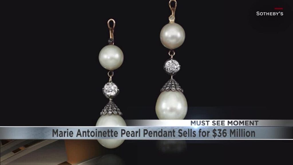 Heirs of Beheaded King Sell Marie Antoinette's Pearl Pendant