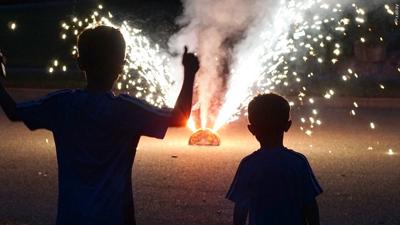 Kids and Fireworks
