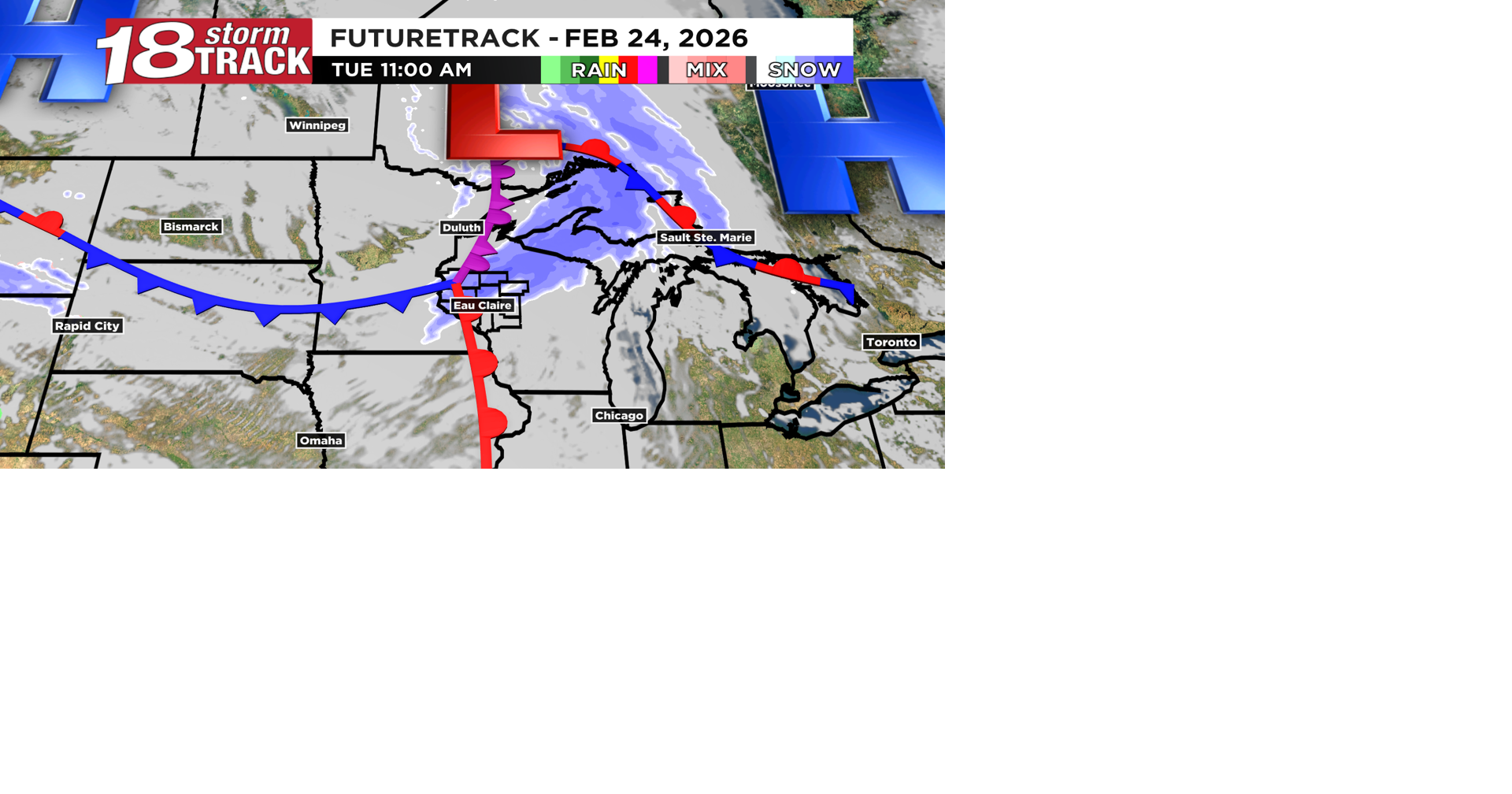 Clipper system to bring a quick burst of snow today followed by colder ...