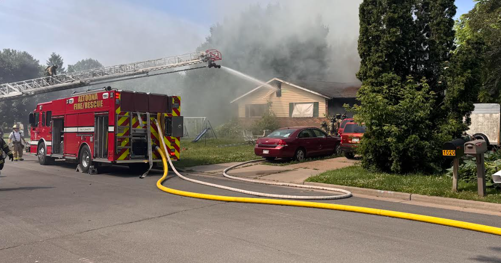 BREAKING NEWS: One dead, one arrested after Altoona house fire