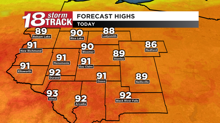 A toasty Tuesday to be followed by rain and storm chances tonight into ...