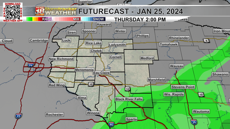 Mild and cloudy conditions to continue going forward; few precipitation ...