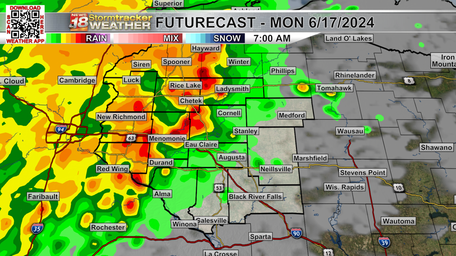 Multiple chances for showers and thunderstorms ahead; heavy rain and ...