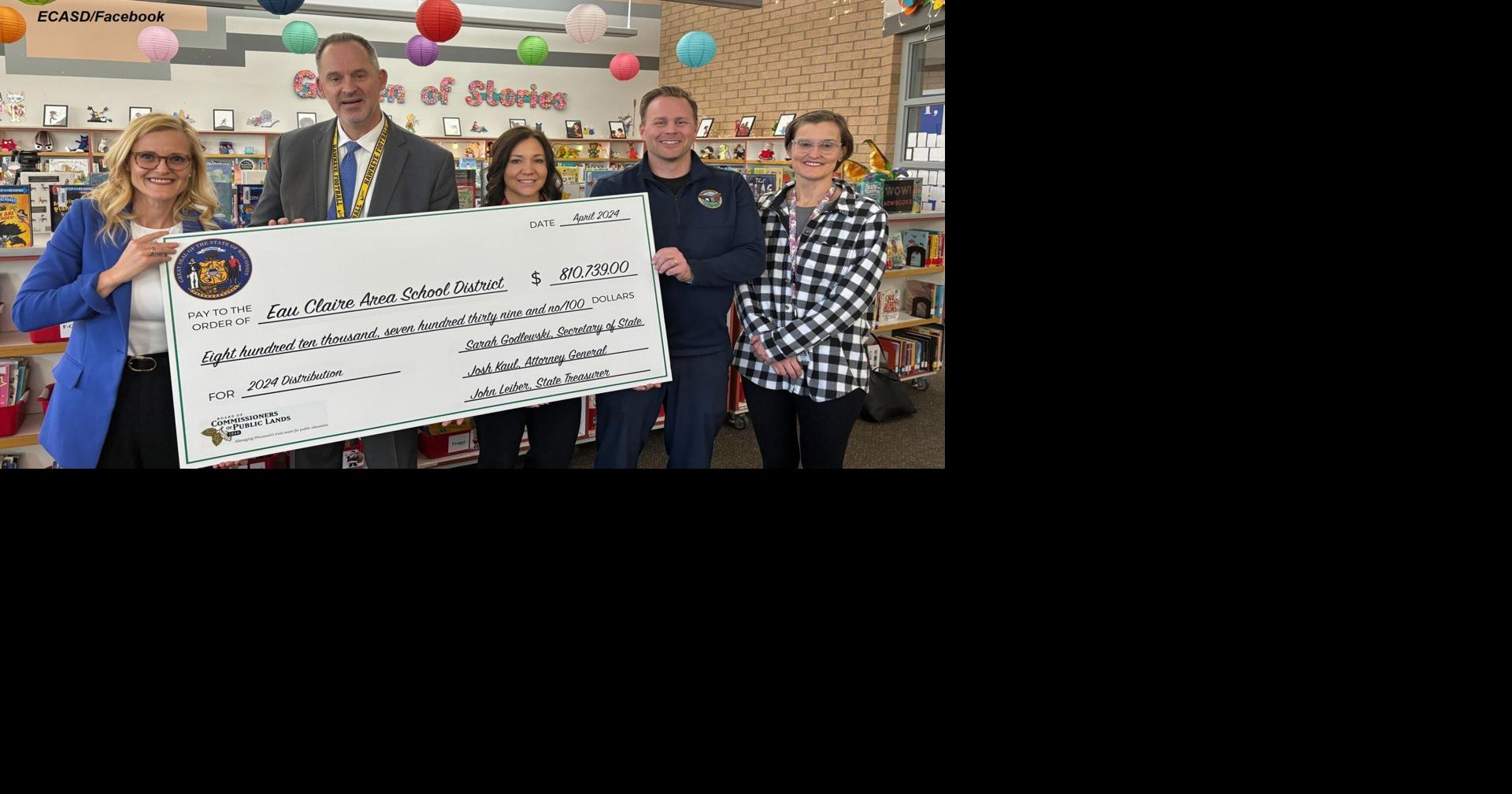 Secretary of State visits Eau Claire schools delivers more than