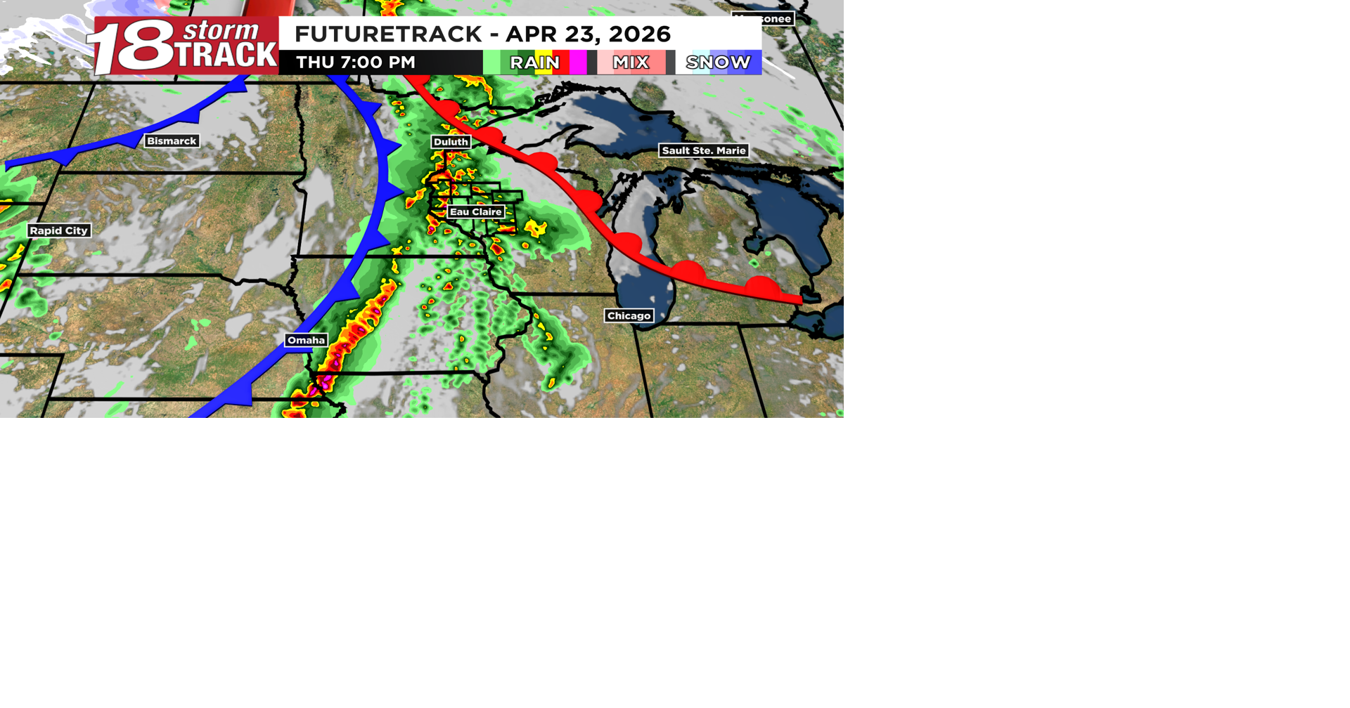 Tracking chances for showers and thunderstorms Thursday afternoon into ...