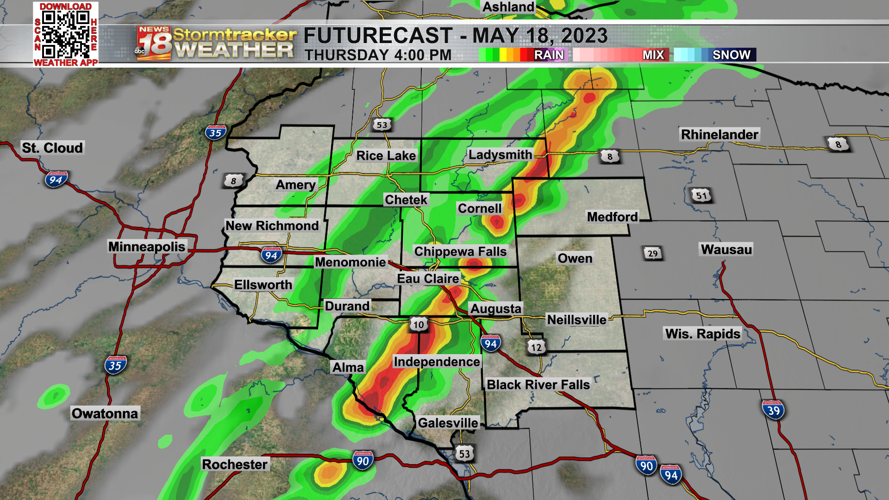 Chances for showers and thunderstorms return today, isolated strong to ...
