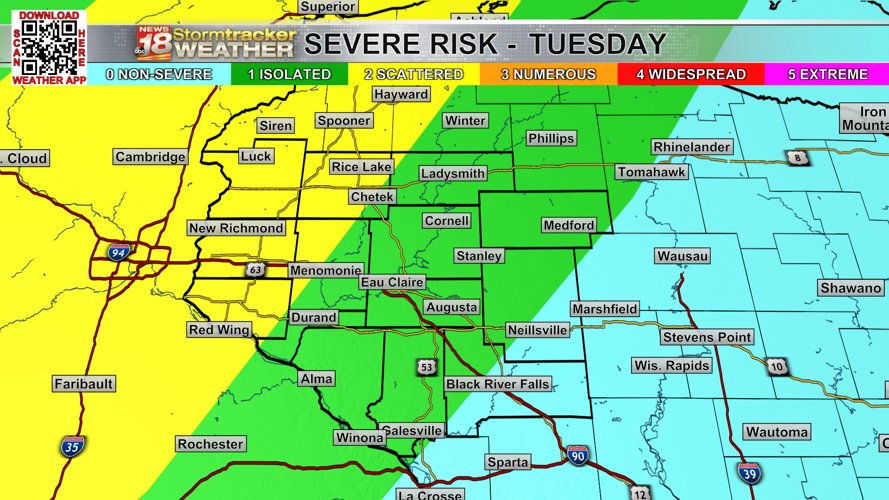 Multiple chances for showers and thunderstorms ahead; heavy rain and ...