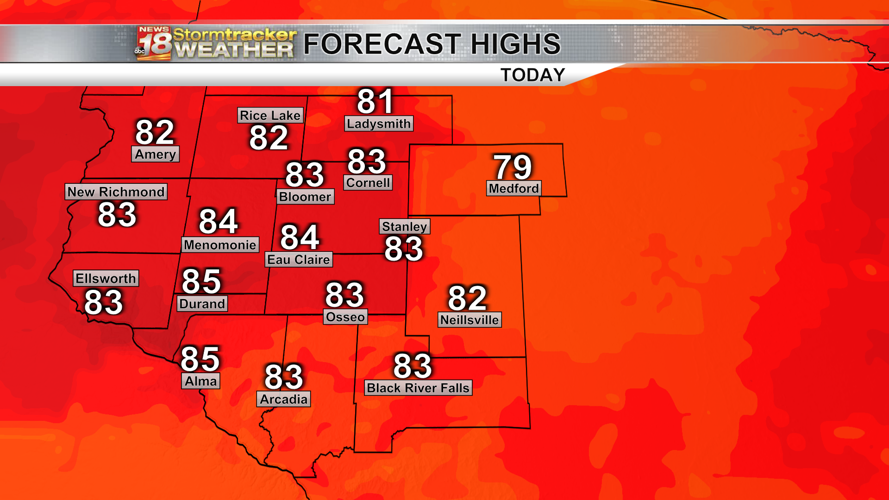 Summer-like temperatures to stick around going forward; storm chances ...