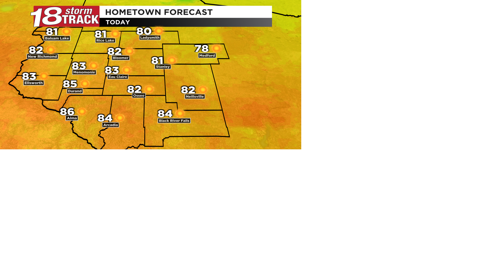 A beautiful Wednesday ahead; shower and storm chances return to the ...