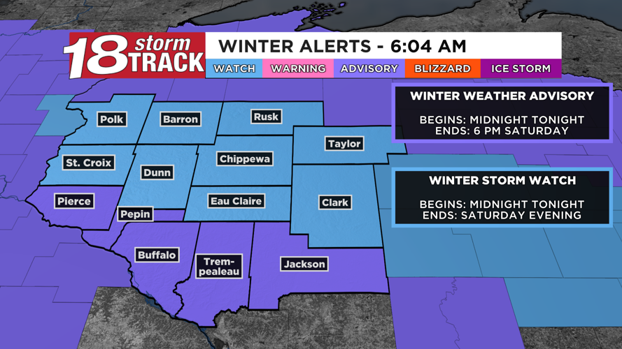 Accumulating snow still expected later tonight into Saturday | 18 Storm ...