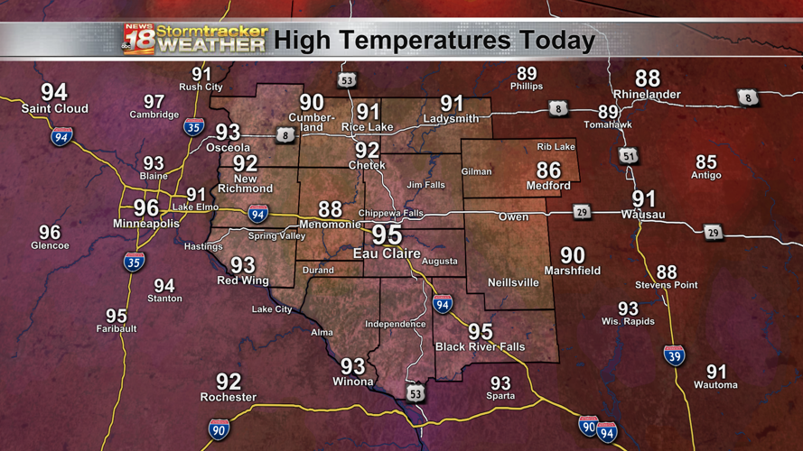 Eau Claire is on record watch again Thursday as heat wave continues