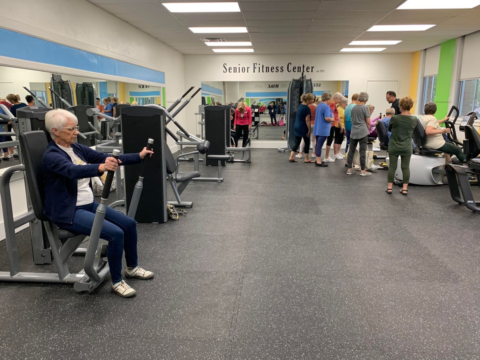 Grand opening of fitness center in the Chippewa Falls Senior