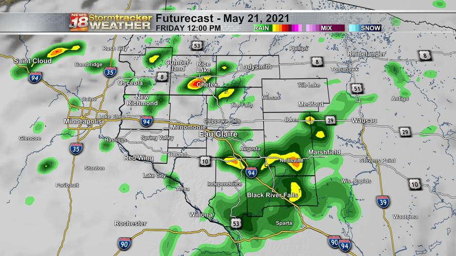 Wednesday was Eau Claire’s rainiest in 40 days and more is on the way