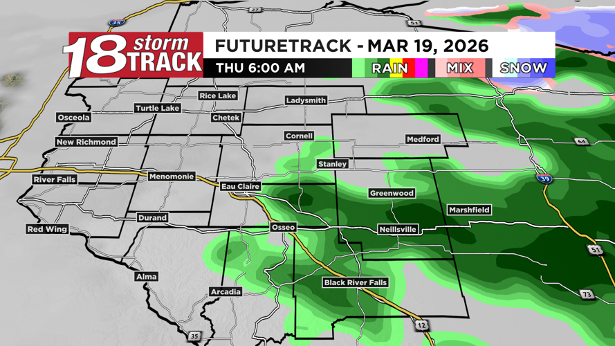 St. Patrick's Day to start dry with sunshine and end with snow showers ...