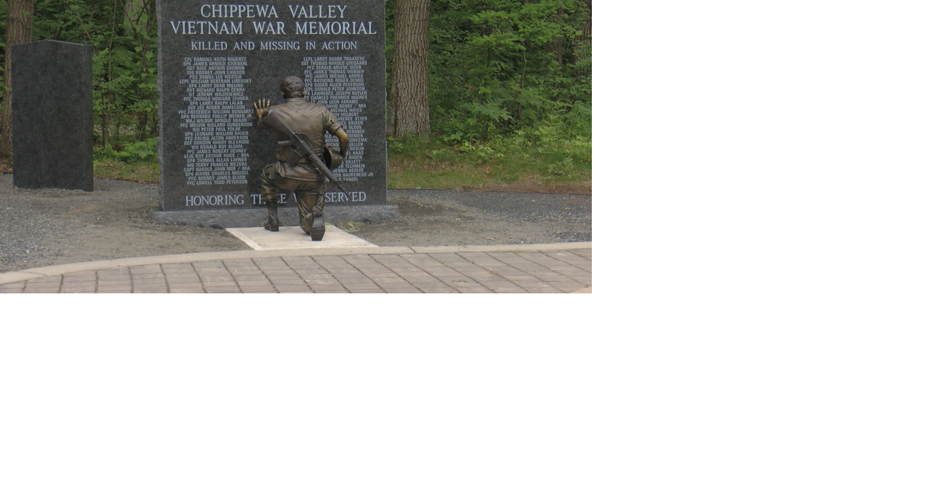 Vietnam War veterans memorial added to Chippewa Valley tribute trail
