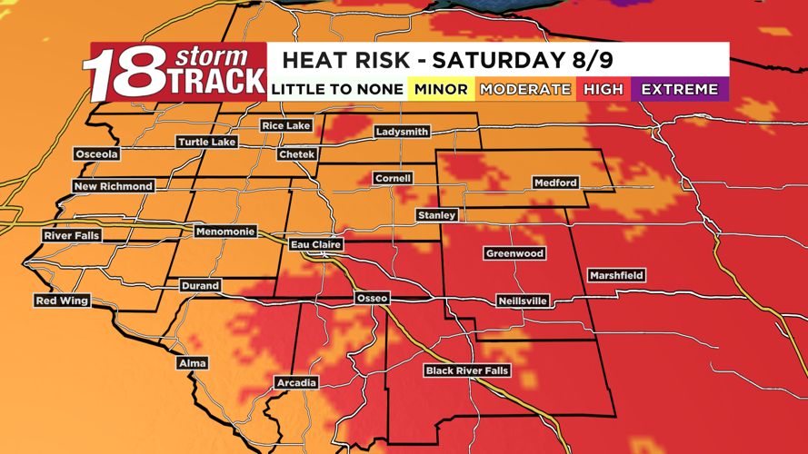 A warmer and more humid weather pattern begins Wednesday along with ...