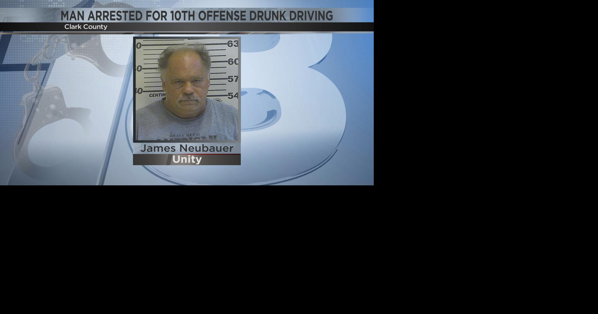 Area man arrested for 10th offense OWI