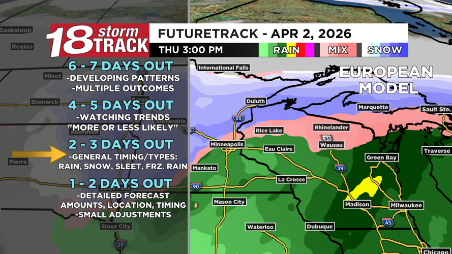 An active weather pattern expected this week following a pleasant and ...