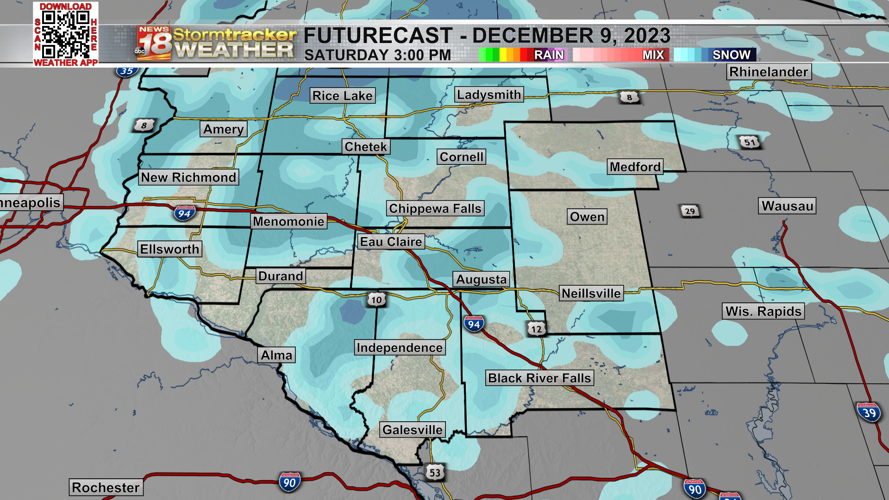 One more unseasonably warm day ahead then snow chances return for ...