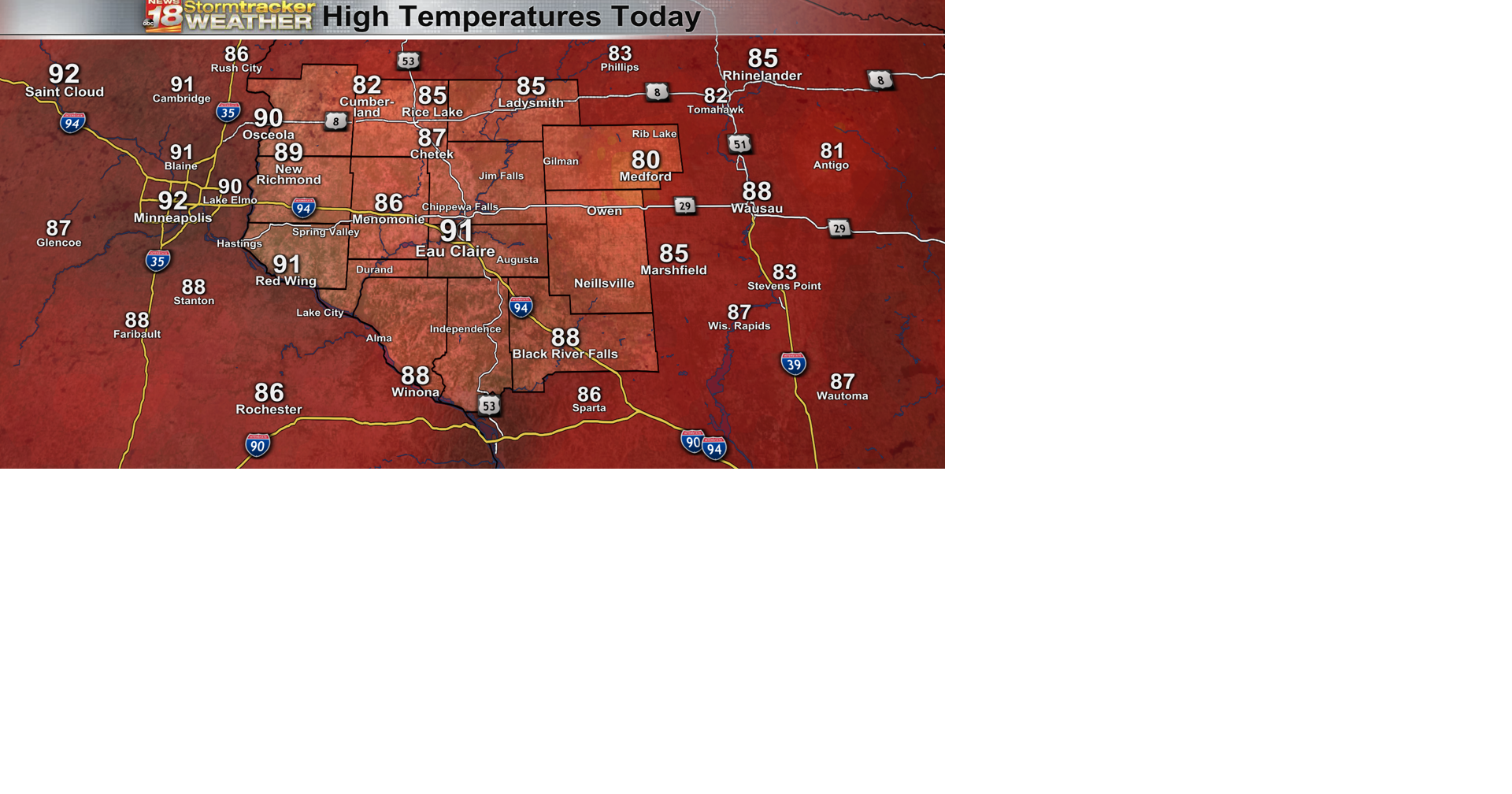 Storm chances and humidity return for the work week | News | wqow.com