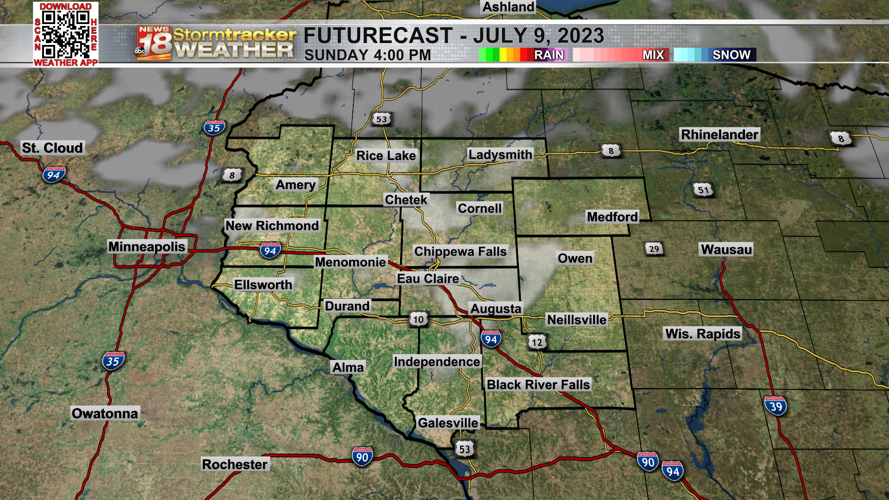 A pleasant weekend ahead aside from an isolated rain chance Friday ...