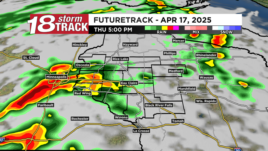 Tracking the next storm system set to bring showers and thunderstorms ...
